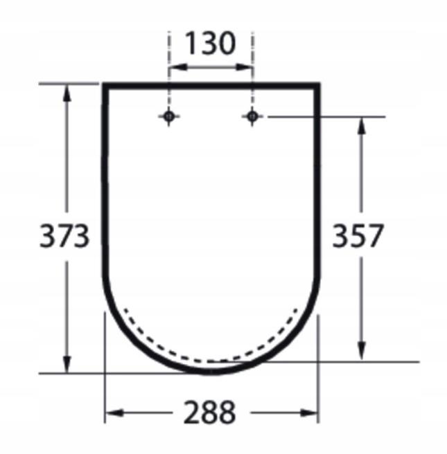 ROCA Deska WC ROCA BABY z plastikowymi zawiasami biała