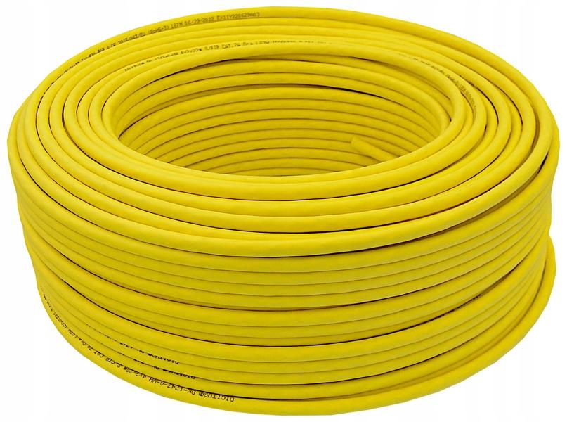 Kabel instalacyjny DIGITUS kat.7A, S/FTP, Dca, AWG 22/1, LSOH, 500m, żółty,