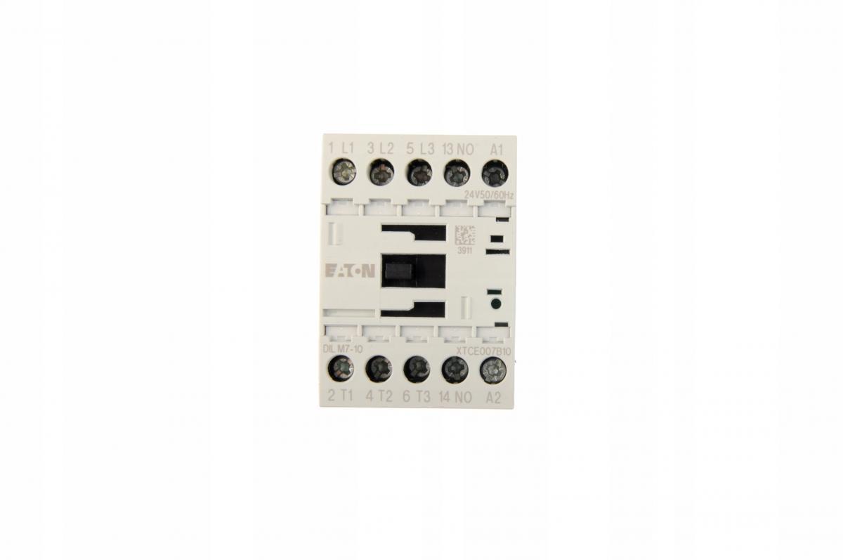 EATON Stycznik mocy, I=7A [AC-3] 1Z 0R DILM7-10(24V50/60HZ)
