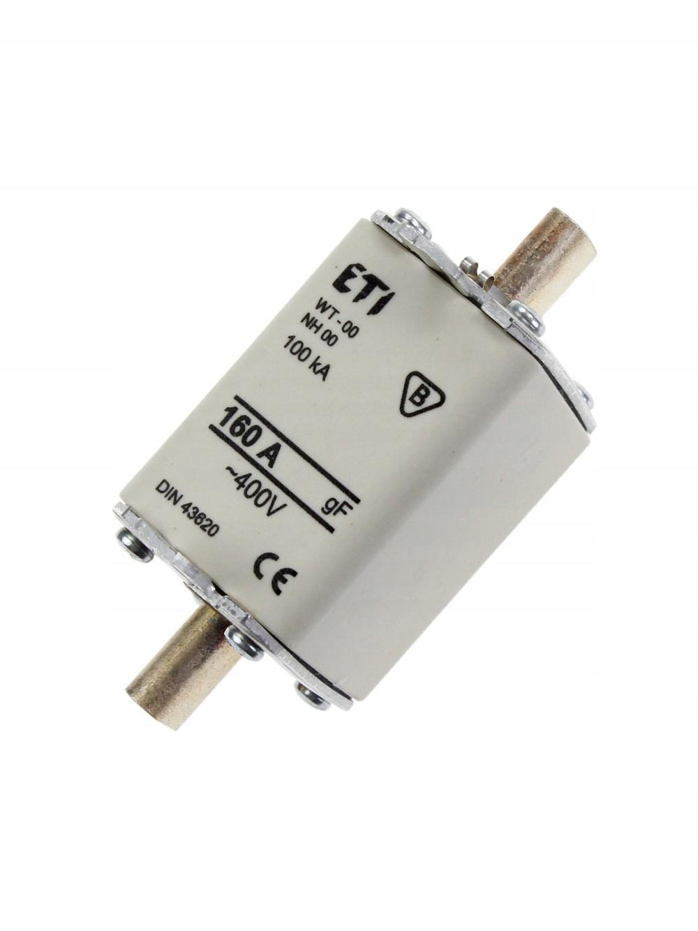 ETI Wkładka topikowa przemysłowa szybka NH00 GF 160A/400V