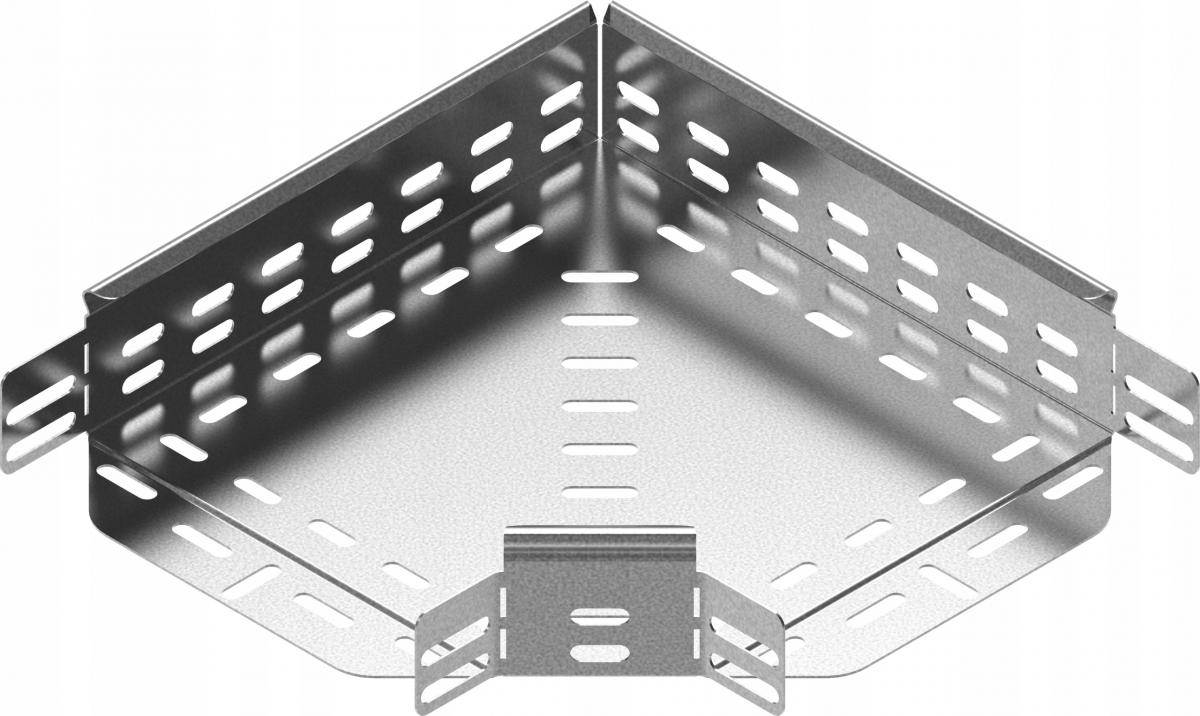 BAKS Kolanko 90° KKJ200H60, grubość blachy 1,0mm