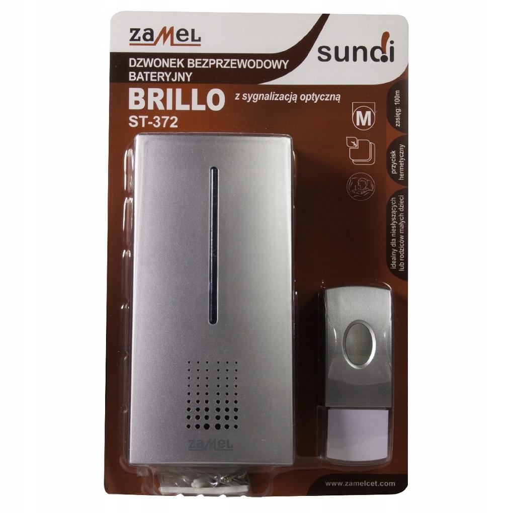 ZAMEL Dzwonek bezprzewodowy BRILLO ST-372