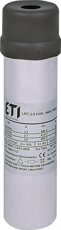ETI LPC 2.5 kVAr, 440V, 50HZ Kondensator