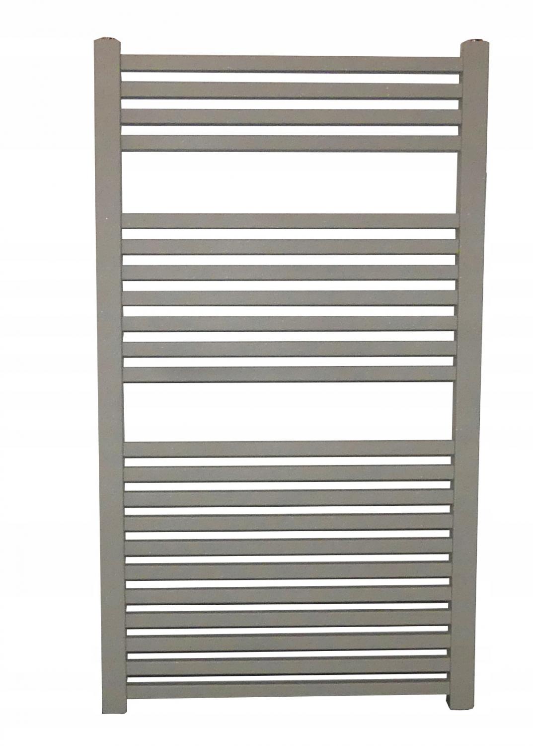 Grzejnik łazienkowy pionowy SKALAR Monza 95/55 476 W 950x550x75 platyna mat