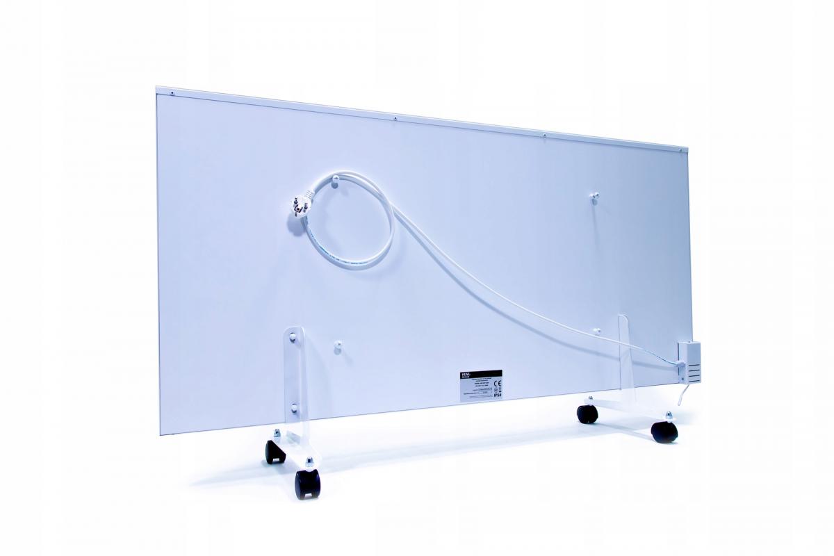 Stelaż z kółkami do grzejników metalowych oraz ceramicznych HD-WAVE - biały