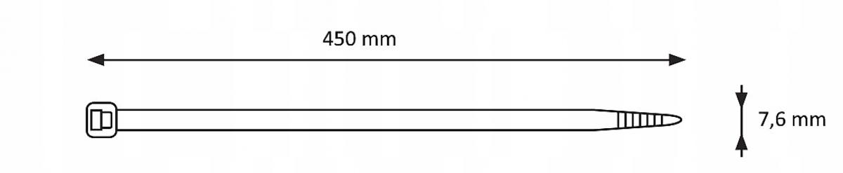 ONNLINE Opaska kablowa GT-430 HD (450x7,6mm)