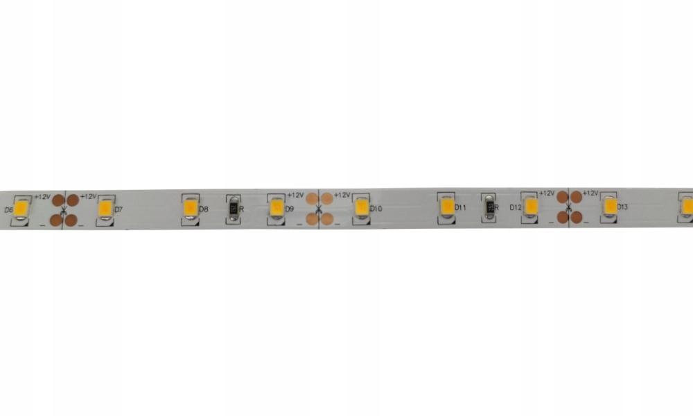 Taśma LED NEXTEC ST / 12V / 2835 / 4,8W / 60 LED / IP20 / 6200K +/-250K / 8