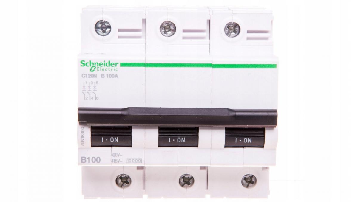 SCHNEIDER ELECTRIC Wyłącznik nadprądowy C120N -B100-3 B 100A 3-biegunowy