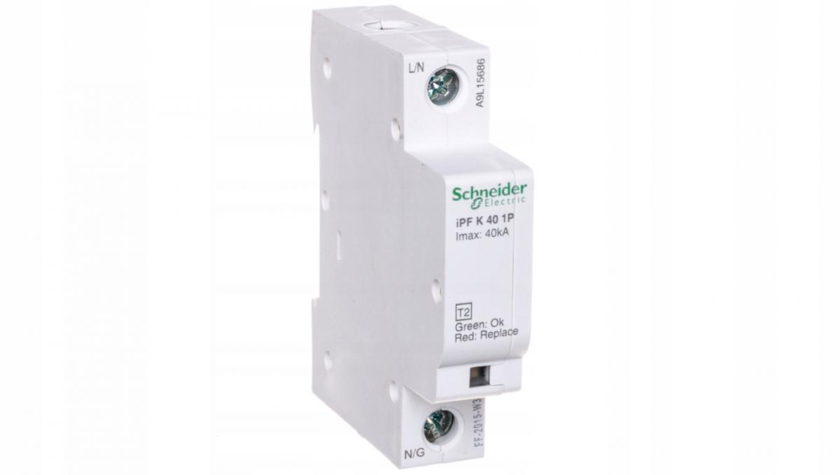 SCHNEIDER ELECTRIC Ogranicznik przepięć iPFK40-T2-1 1-biegunowy Typ2 40 kA
