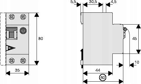 EATON Wyłącznik kombinowany 6kA typ AC HNB-B10/1N/003