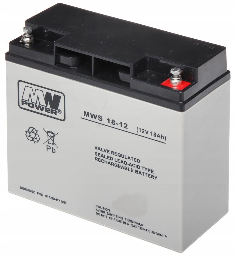MPL POWER MW Power Akumulator AGM AGM 12V/18Ah 5 lat