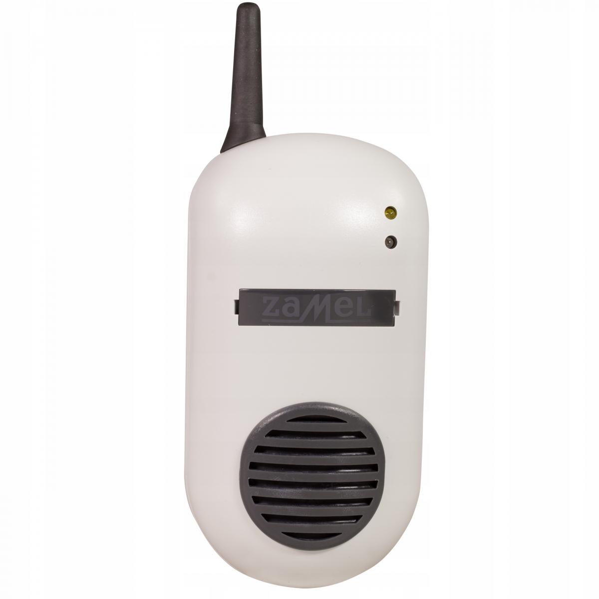 ZAMEL Dzwonek bezprzewodowy sieciowy Bulik, DRS-982 230V, biały
