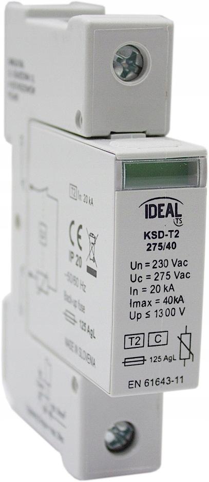 KANLUX Ogranicznik przepięć KSD-T2 275/40 1P