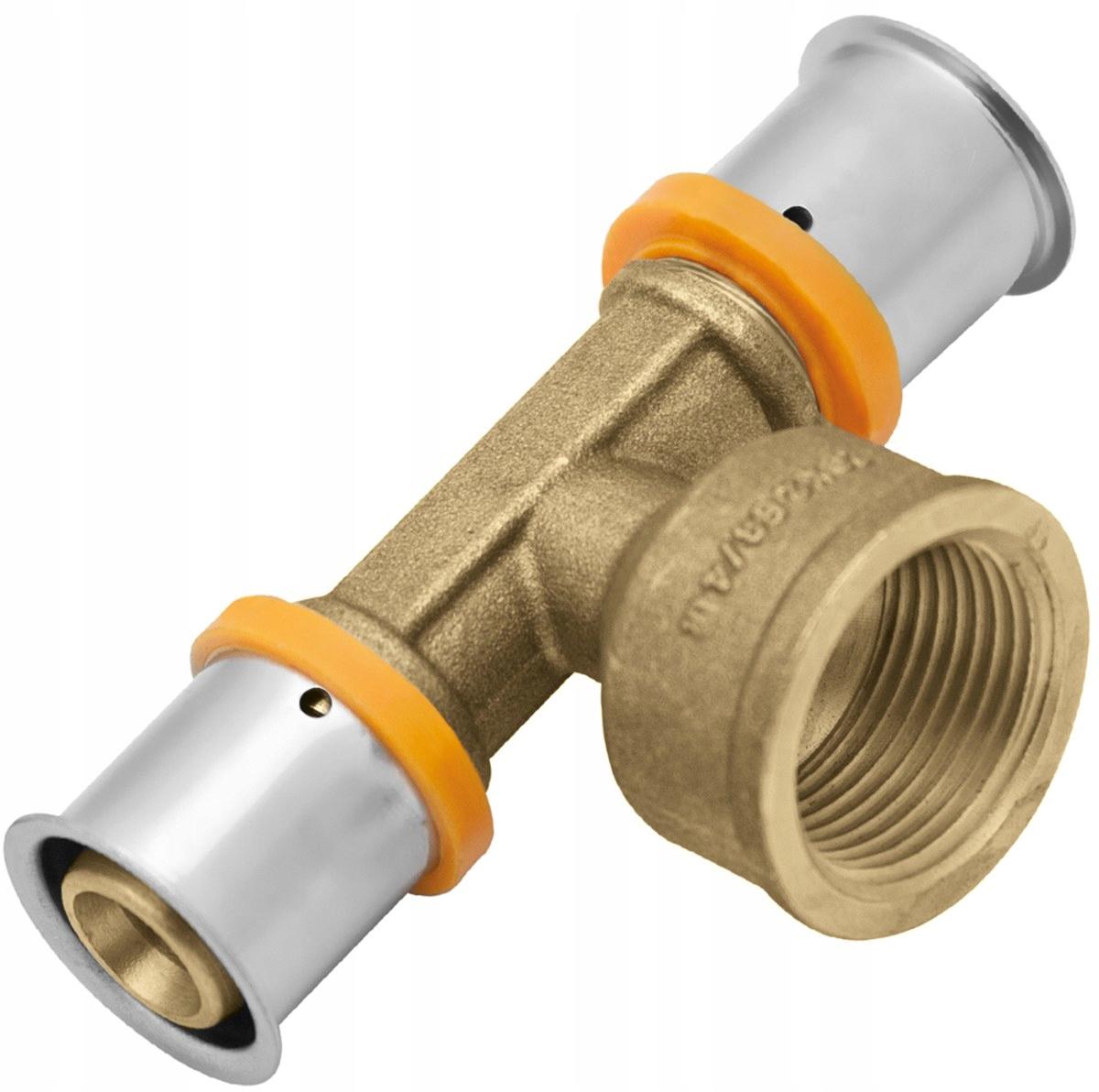 KAN-therm Trójnik mosiężny GW ultraPRESS - 25 Rp3/4