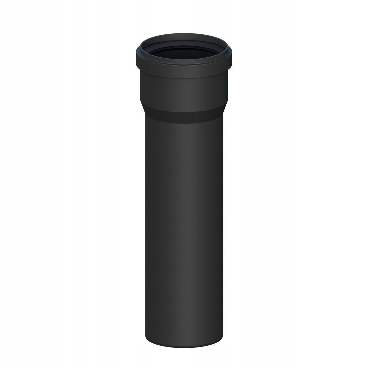 Rura kominowa prosta PP L1000mm DN60mm odporna na promieniowanie UV z uszcz