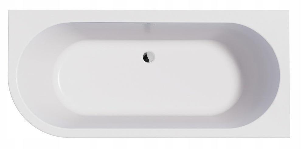 ROCA Wanna ETERNITY CORNER RIGHT 1650x750 z syfonem KLIK-KLAK