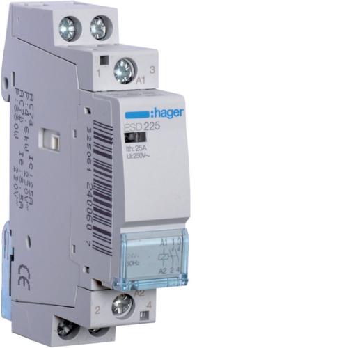 HAGER Stycznik 2NO 25A 24V AC