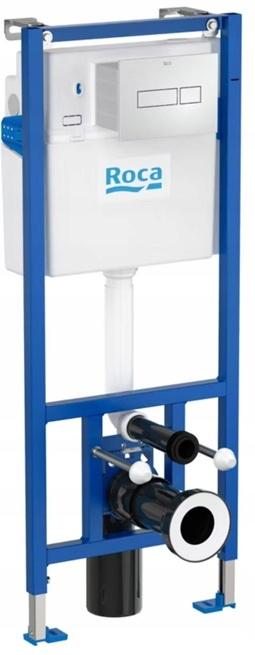 ROCA Zestaw Stelaż podtynkowy DUPLO WC NOVA z przyciskiem PL NV1 chrom