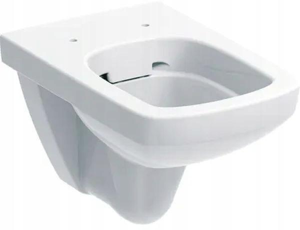GEBERIT Miska wisząca WC Selnova Square lejowa, Rimfree