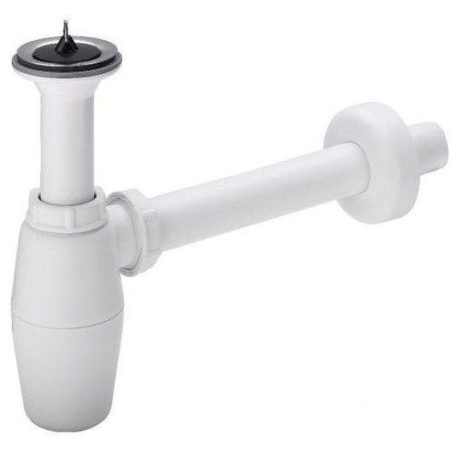 Półsyfon butelkowy 5/4x5/4 mosiądz / chromowany