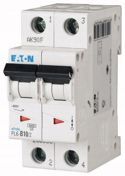 EATON Wyłącznik nadprądowy 6kA PL6-B10/2