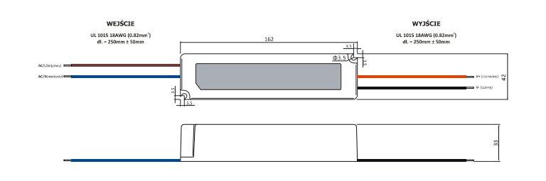MPL POWER GLP zasilacz LED 12V 5A 60W