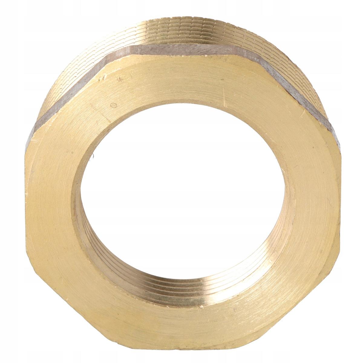 Redukcja mosiężna 2x5/4 żółta