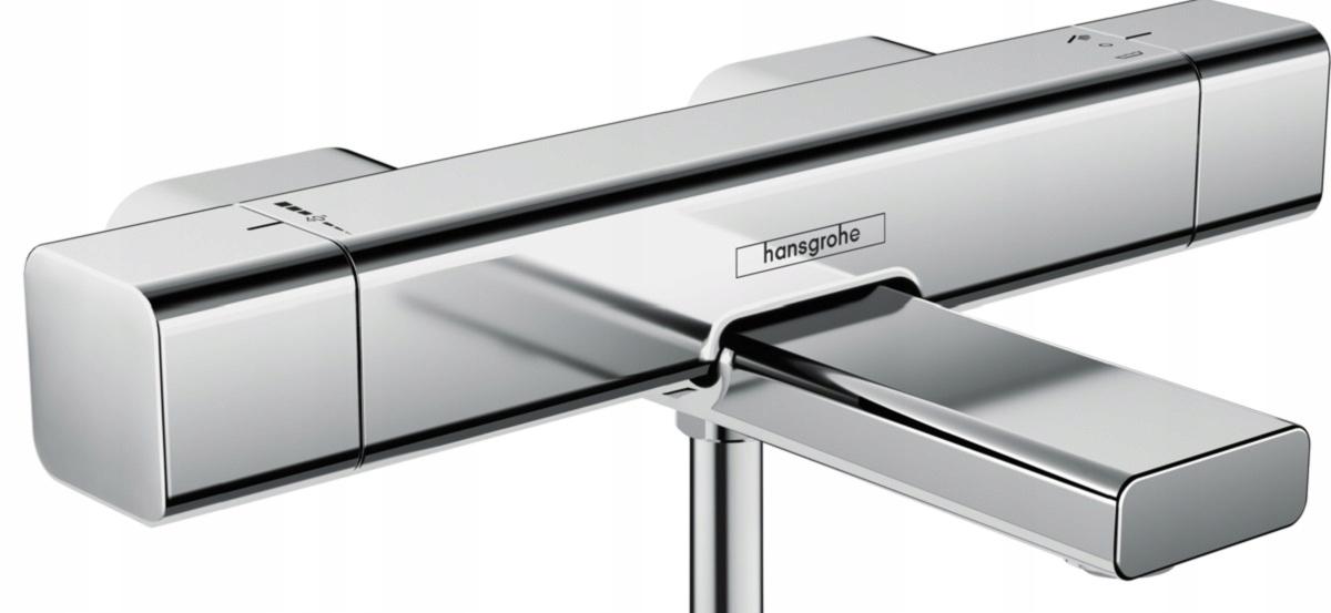 Bateria wannowo-prysznicowa jednouchwytowa ścienna Hansgrohe Ecostat