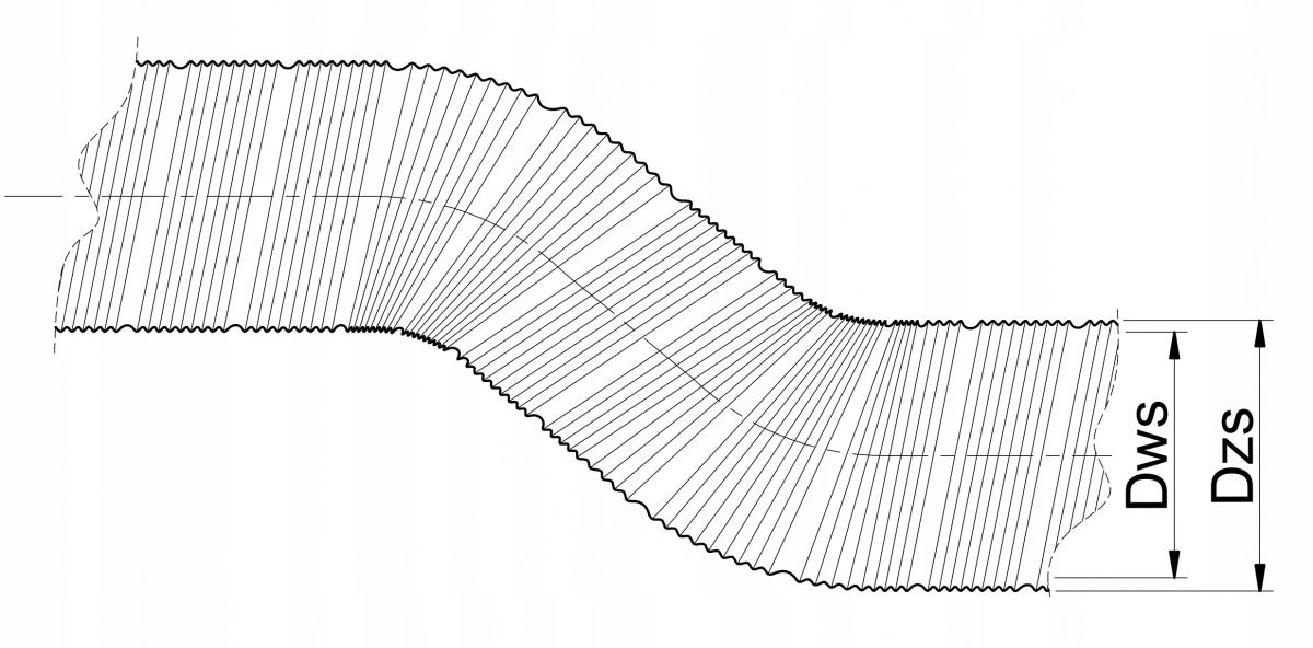 PRODMAX Rura Stalflex fi 130mm
