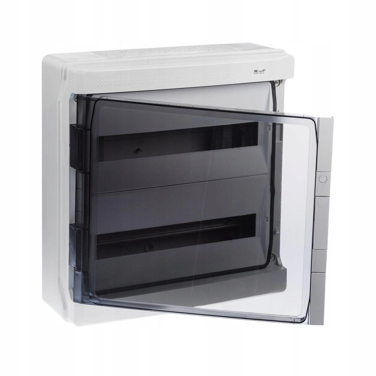 Rozdzielnica GALANT PLUS RN 2/36 IP65 drzwi transparentne N+PE (36 modułowa