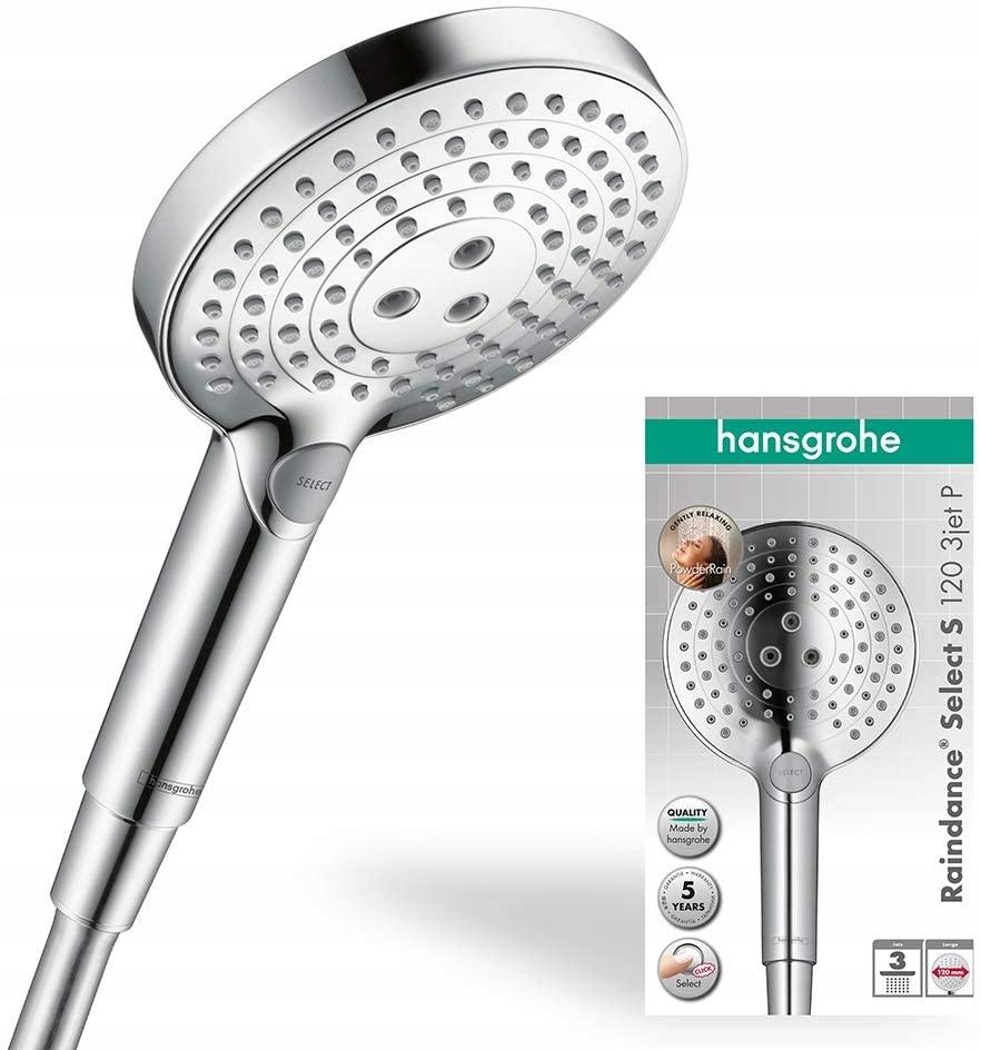 HANSGROHE Raindance Select S Główka prysznicowa 120 3 jet PowderRain