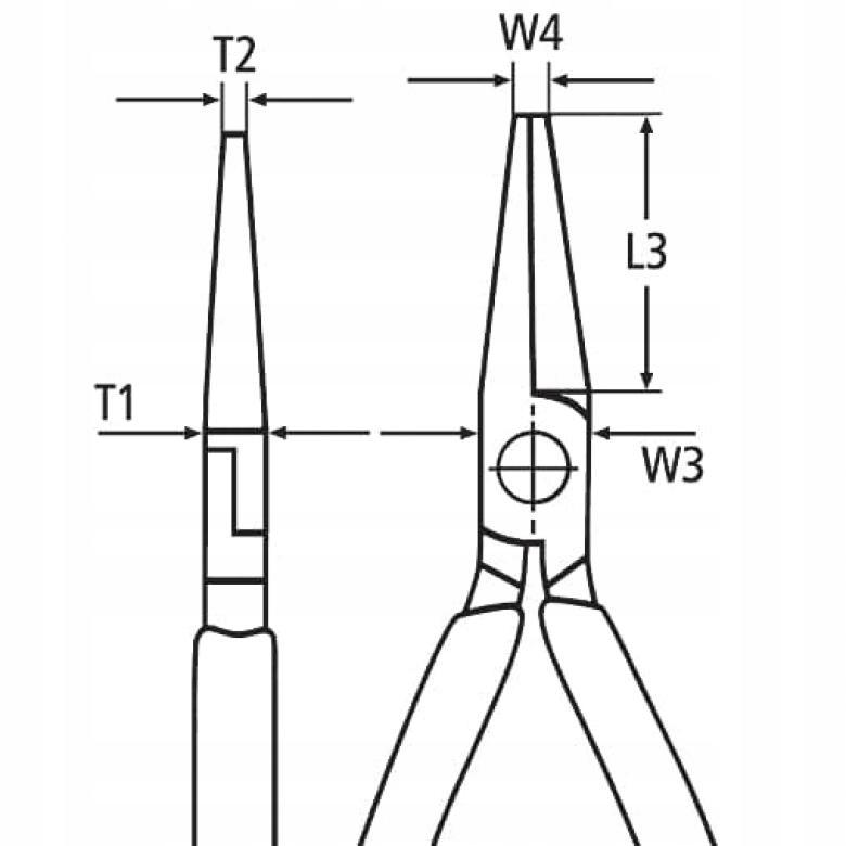 SZCZYPCE TNĄCE WYDŁUŻONE CHROM.200 MM 26 16 200