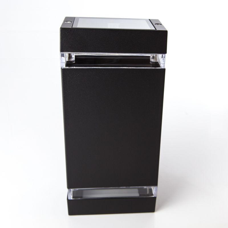 KANLUX Oprawa elewacyjna ZEW EL235, 2xGU10, 35W, IP44, czarna