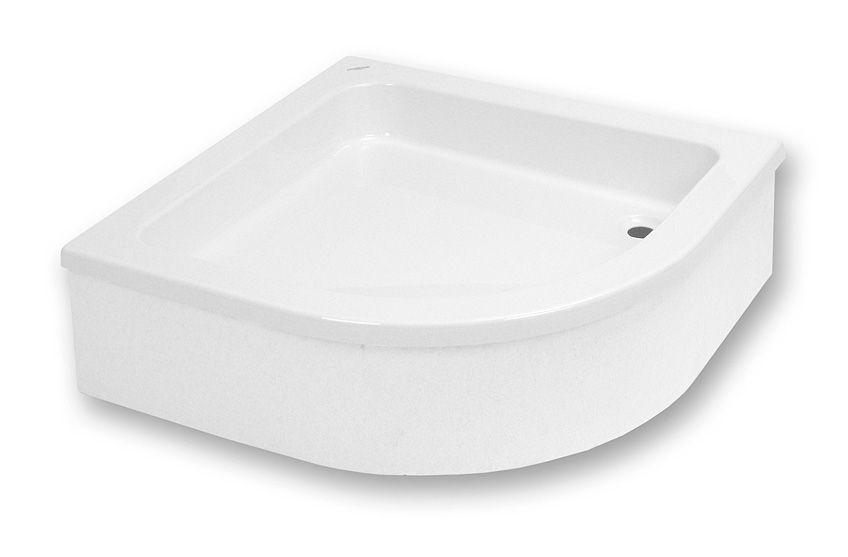SCHEDPOL Brodzik akryl Grawello z podbud Stabilsound Plus 90x90 półokrągły