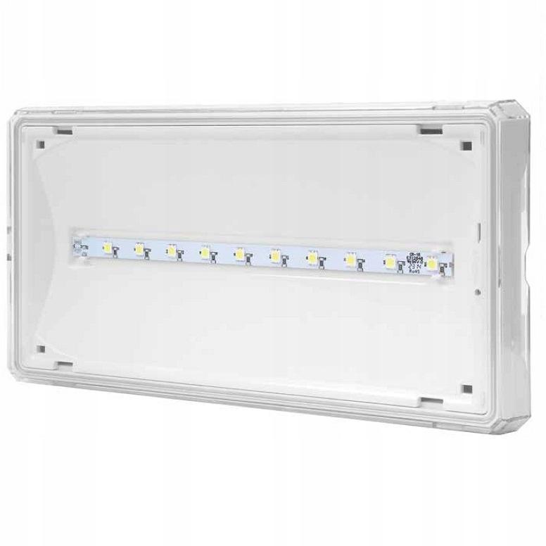 AWEX Oprawa EXIT IP65 ECO LED 3W 320lm 1h jednozadaniowa AT biała