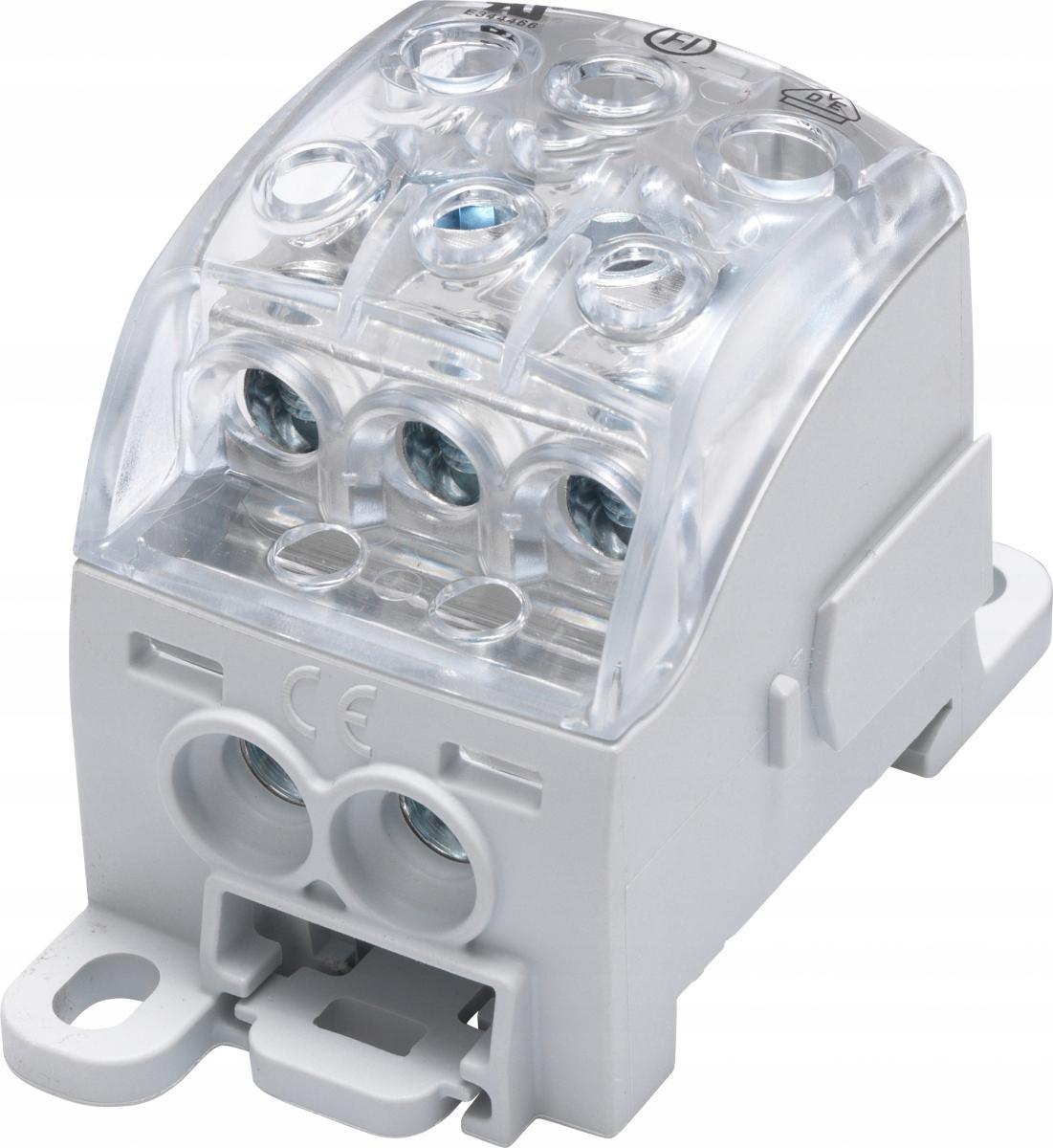 SIMET SUB 220 Blok rozdzielczy - uniwersalny Al/Cu 82060 SIMBLOCK szary