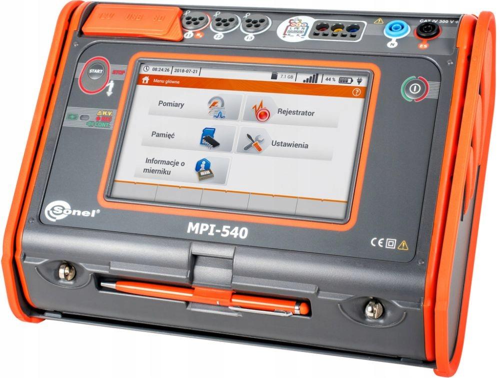 MPI-540 Miernik parametrów instalacji elektrycznej z Certyfikatem Kalibracj