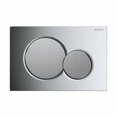 GEBERIT Przycisk spłukujący Sigma01, przedni, chrom mieszany