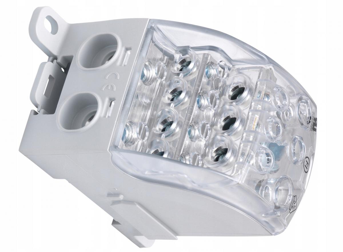 SIMET SUB 400 Blok rozdzielczy - uniwersalny Al/Cu 82080 SIMBLOCK szary