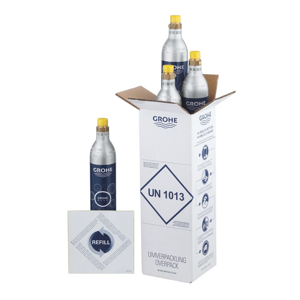 GROHE Zestaw startowy butli CO2, 4x425 g. Grohe Blue