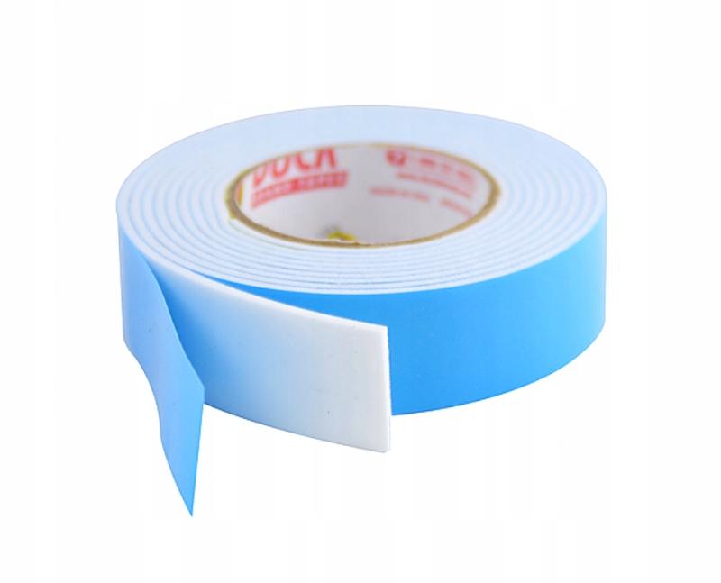 ANTICOR Taśma Polytex 560 dwustronna biała montażowa, 19 mm x 1,1 mm x 10 m