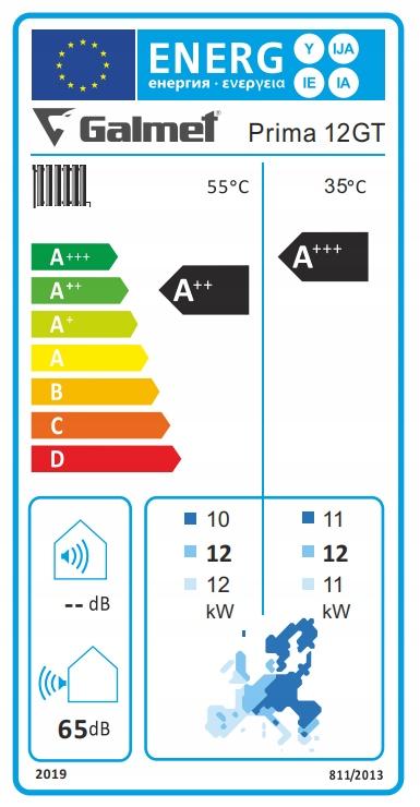 Pompa ciepła MONOBLOK PRIMA hybrydowy system grzewczy 3F R32 12GT G300 B60