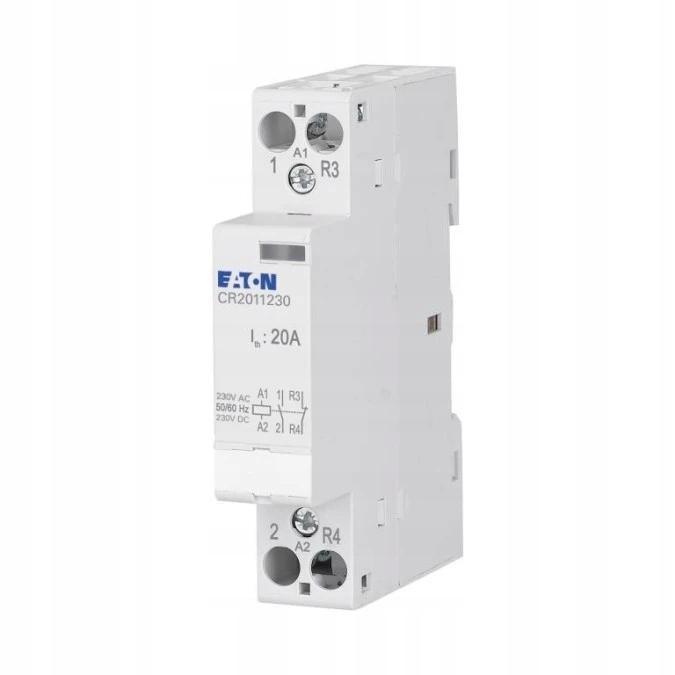 EATON Stycznik instalacyjny, 20A, 230V AC/DC, 1NO+1NC CR2011230