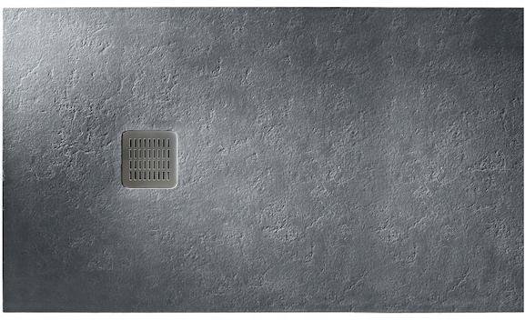 Brodzik prysznicowy kompozyt STONEX prostokąt 90x100x2.6 cm TERRAN syfon