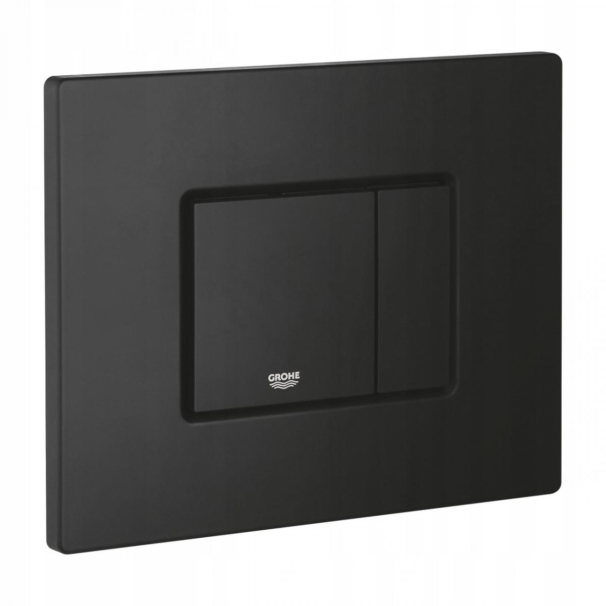 Przycisk GROHE Skate Cosmopolitan do WC z ABS phantom black 156 x 197 mm