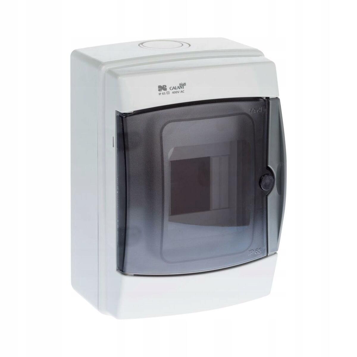 Rozdzielnica GALANT PLUS RN 1/4 IP65 drzwi transparentne N+PE (4 moduły)