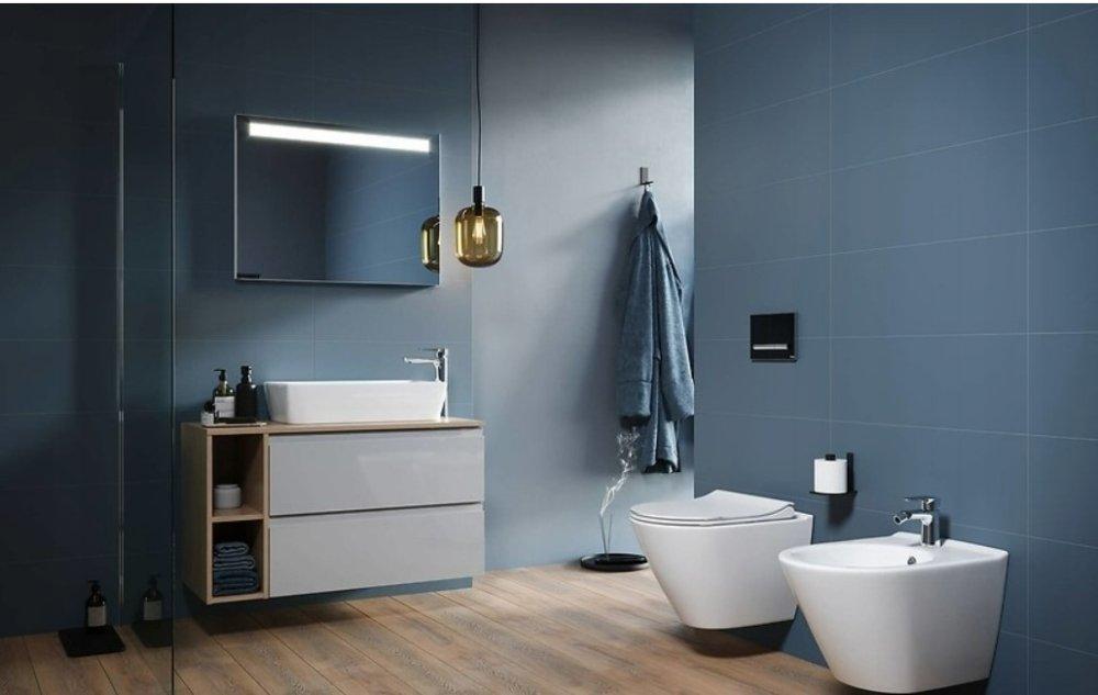 Zestaw 743 Miska zawieszana bezkołnierzowa City Oval New CleanOn z ukrytym