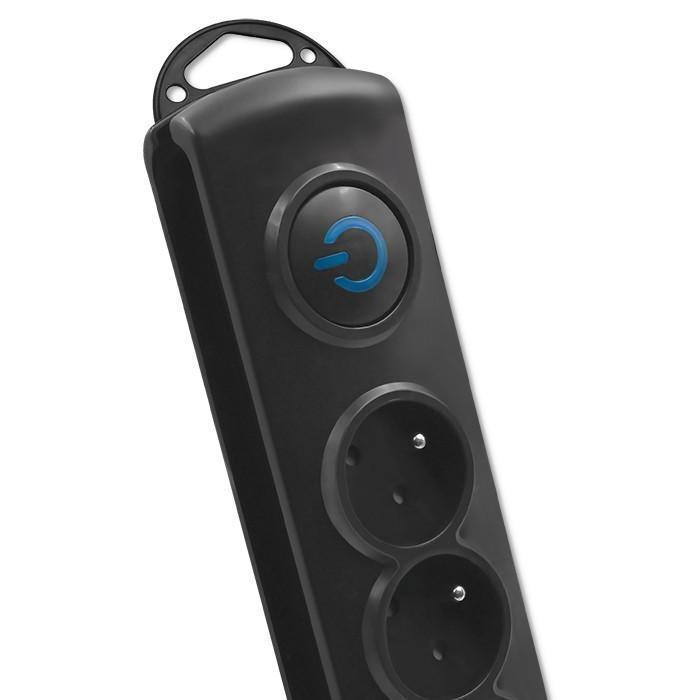 QOLTEC Listwa antyprzepięciowa Quick Switch 8 gniazd 3m