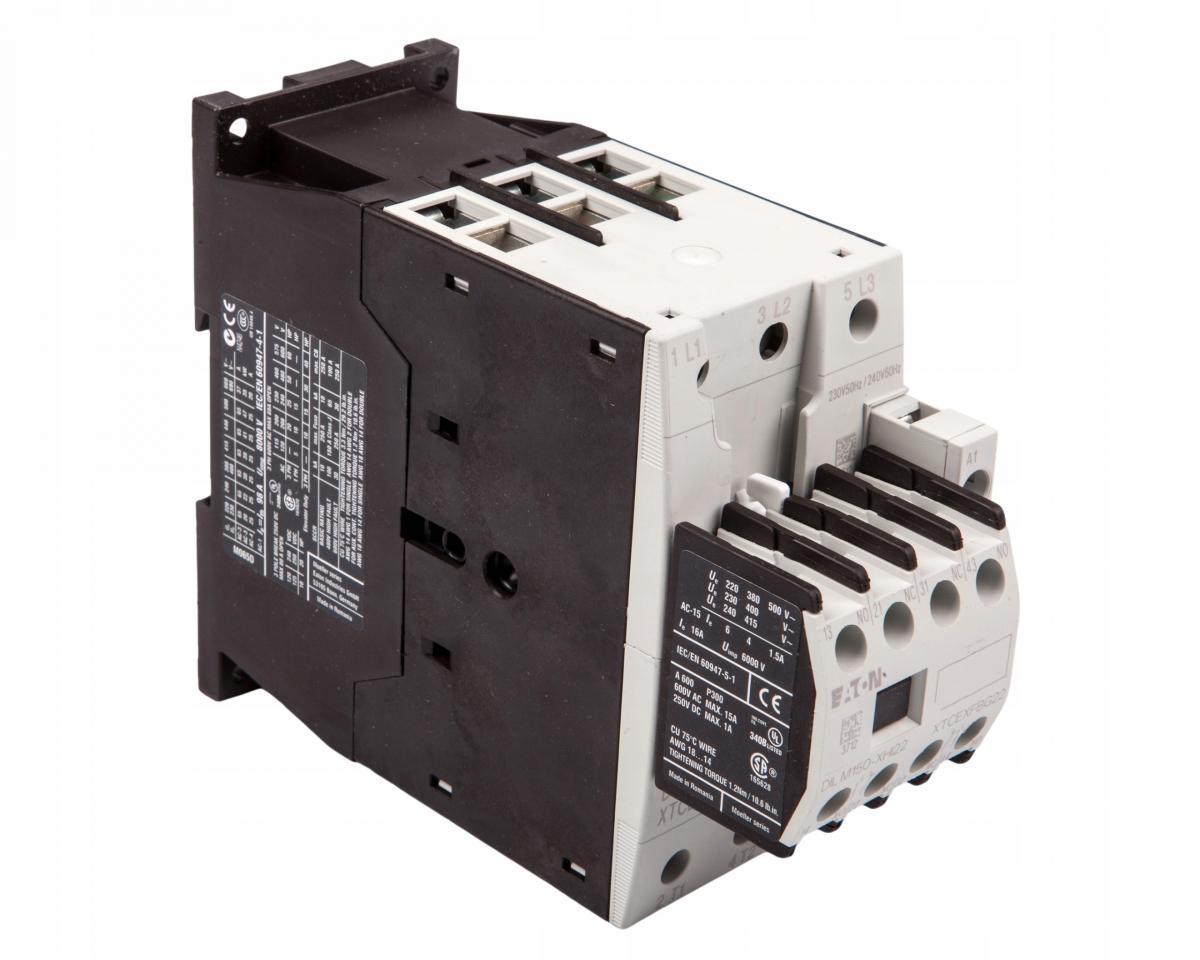 EATON Stycznik mocy, I=65A [AC-3] 2Z 2R DILM65-22(230V50HZ,240V60HZ)