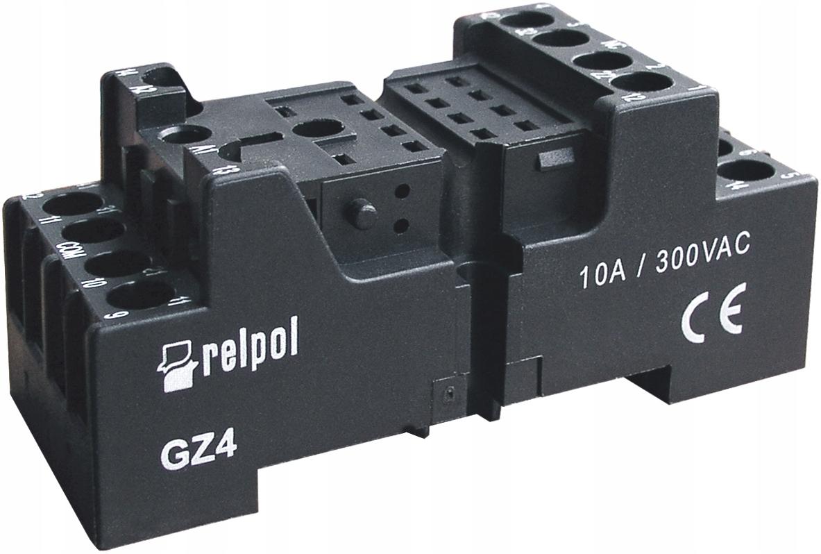 RELPOL Gniazdo wtykowe GZ14U do Przekaźnika R15 4P GZ14U-01